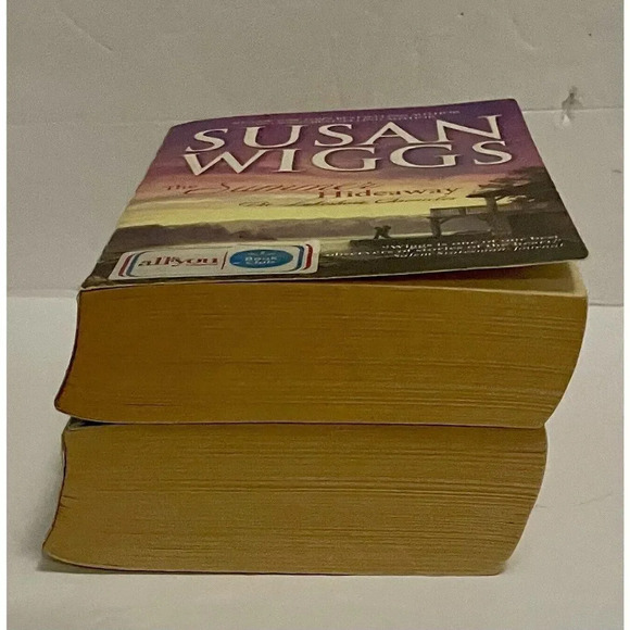 Lot of 2 Susan Wiggs Books The Summer Hideaway &‎ Just Breathe Acceptable - Picture 6 of 6